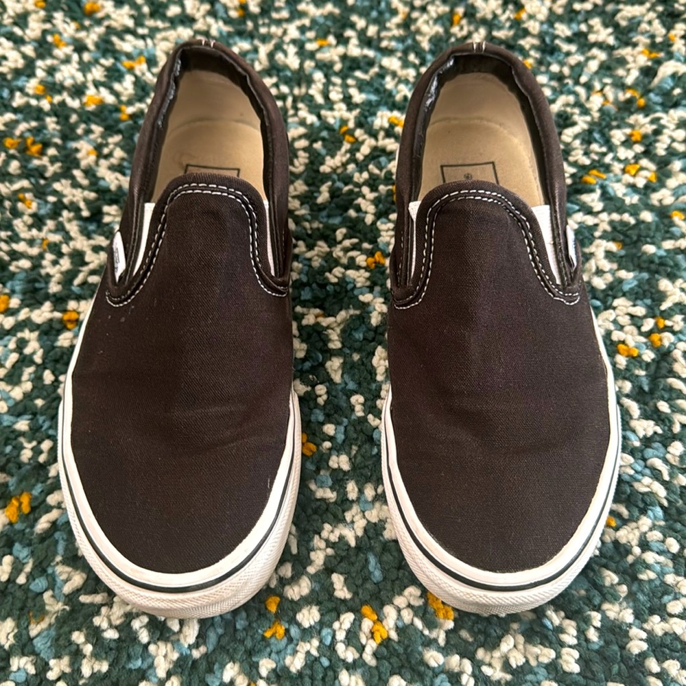 Classic Black Slip On Vans